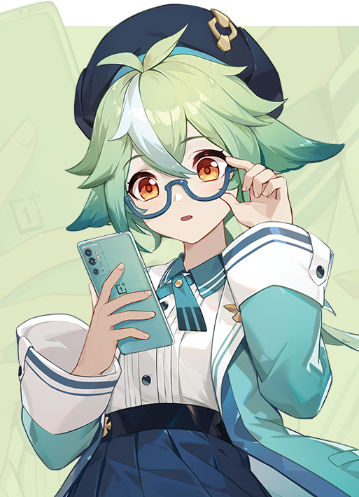 Flat anime illustration used as the input image