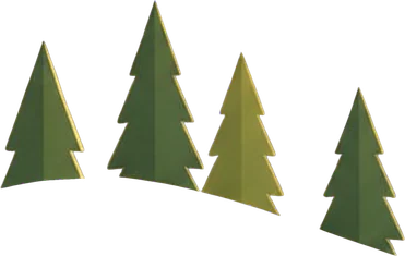 Layer: Midground left pine group