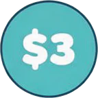 Layer: $3 price tag